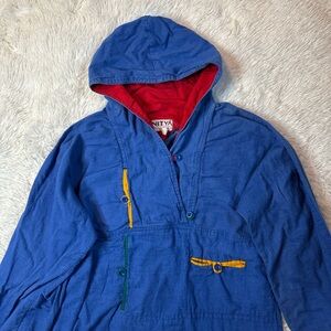 Vintage Nitya Colorblock Pullover Hoodie